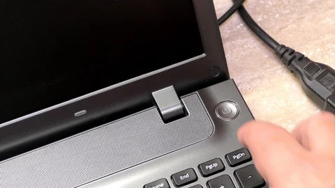 Laptop, Notebook, Computer keyboard, closeup, detail Stock Footage 122819541