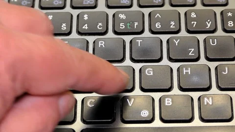 Laptop, Notebook, Computer keyboard, word fever, closeup, detail Stock Footage 122815564