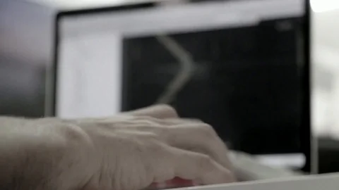 Laptop notebook developer Video stock 98677339