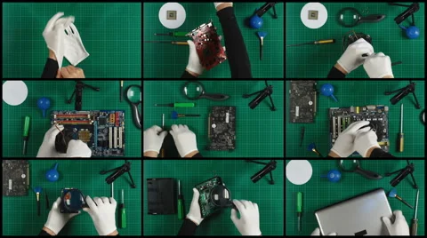 Laptop (notebook) service repairing split screen Видео 48961335