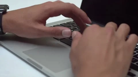 Laptop Office Work Stock Footage 68890591