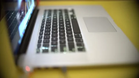 Laptop for online class Stock Footage 158457968