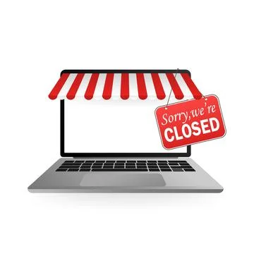 Laptop open closed tablet in modern style. Laptop screen. Technology background Иллюстрация