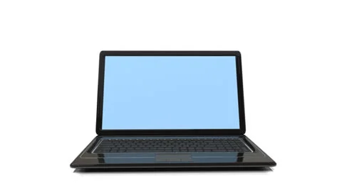 Laptop opening Stock Footage 24727064