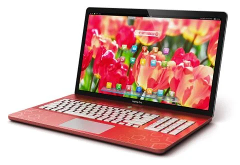 Laptop or notebook computer PC Stock Illustration