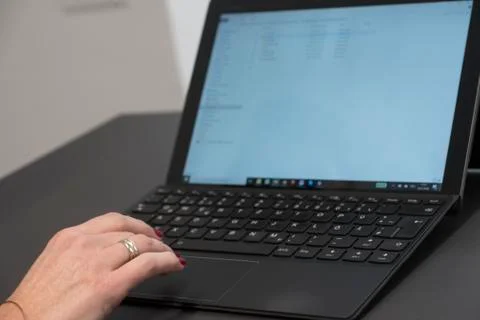 A laptop or notebook, mobile computer Photos
