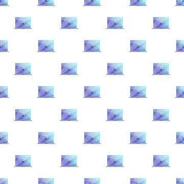 Laptop pattern creating repeating technology background motif 스톡 일러스트