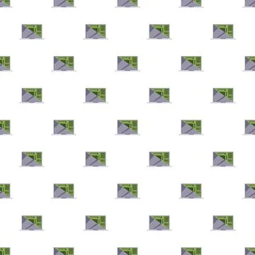 Laptop pattern creating technology and digital background イラスト素材