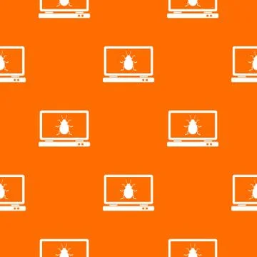 Laptop pattern seamless 库存插图