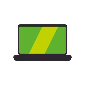 Laptop pc computer Stock Illustration