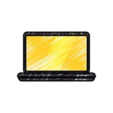 Laptop pc computer Stock Illustration
