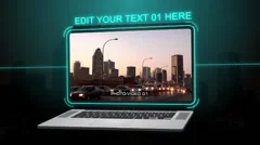 Laptop Presentation - After Effects Template Stock After Effects