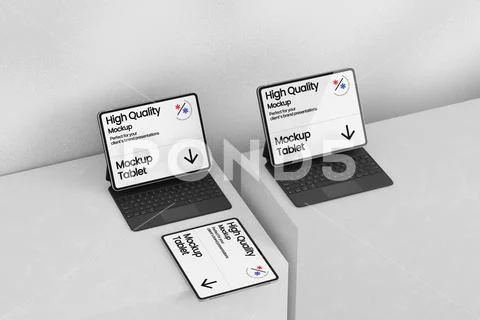 Laptop Presentation Mockup Scene PSDテンプレート
