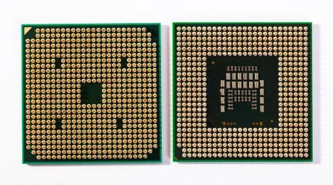 Laptop processors Stock Photos
