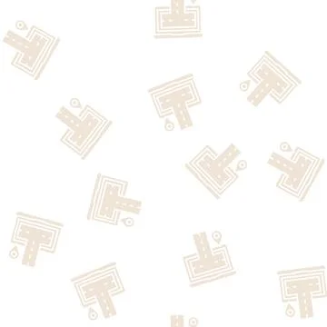 Laptop program glyph seamless pattern Stock Illustration