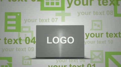 Laptop Projections Logo Ident After Effects Template Stock After Effects