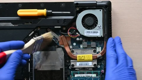 Laptop repair Stock Footage 178393475