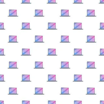 Laptop screen abstract pattern with gradient colors 스톡 일러스트