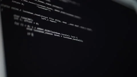 Laptop screen. Coding source code and delete script. Stock Footage 146086565