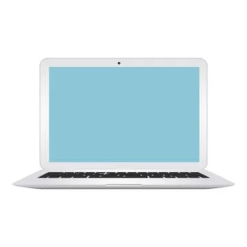 A laptop screen display. Can be used with custom images イラスト素材