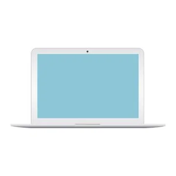 A laptop screen display. Can be used with custom images イラスト素材