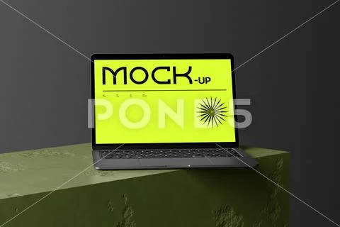 Laptop Screen Display Mockup PSD 템플릿