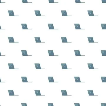 Laptop seamless pattern representing digital technology and design 스톡 일러스트
