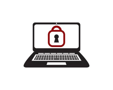 Laptop secure イラスト素材