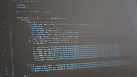 Laptop software development, the modern world, technology Stock Photos
