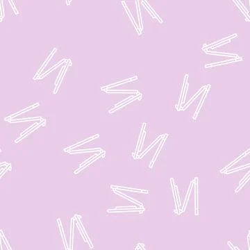 Laptop stand line seamless pattern Stock Illustration
