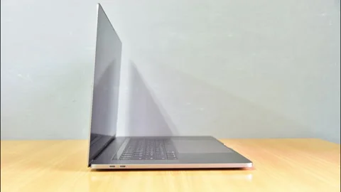 Laptop in stop motion. Stock Footage 139949277