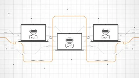 Laptop technology background abstract. Stock Illustration