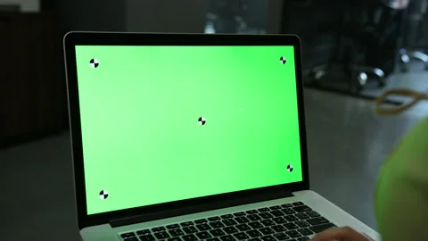 Laptop template with white transparent screen, computer blank display isolated Stock-Footage 137328921