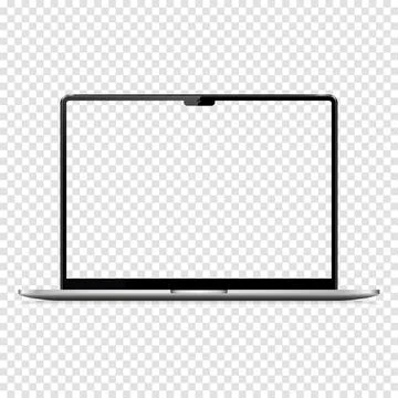 Laptop with transparent screen Stock Illustration
