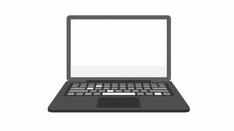 Laptop Typing Keyboard Animation. Stock Footage 282072869