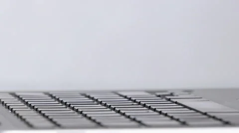 Laptop Typing in the Office Closeup 스톡 동영상 58821637