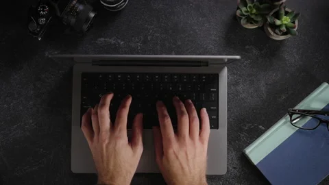 Laptop-typing-tracking copy 스톡 동영상 217543199