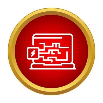 Laptop under cyber attack with data theft イラスト素材