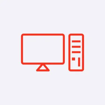 Laptop with user icon in the middle vector illustration flat design Stock Illustration
