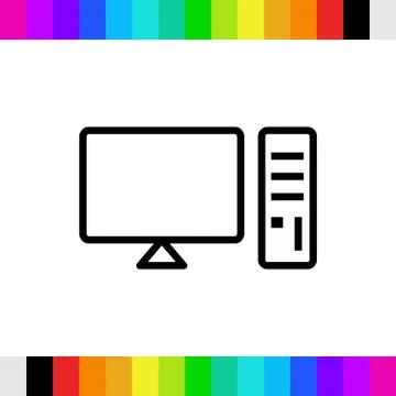Laptop with user icon in the middle vector illustration flat design イラスト素材