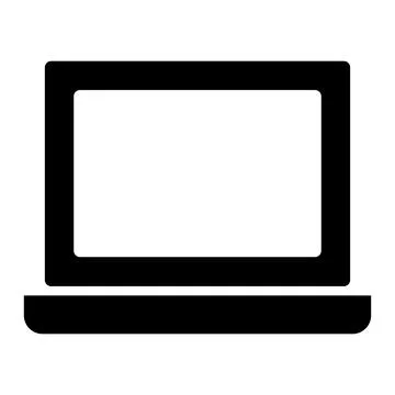 Laptop Vector Icon Design Illustration Illustrazione stock