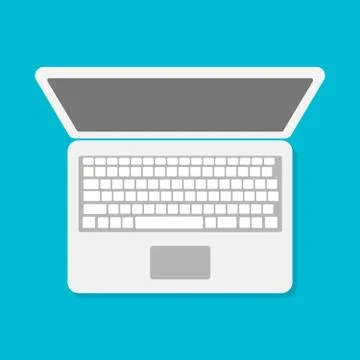 Laptop Vector. Stock Illustration