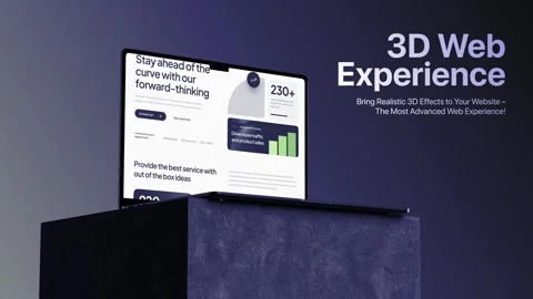 Laptop Website Promo 스톡 After Effects