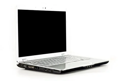 Laptop/Notebook Computer Isolated On White Stock Photos