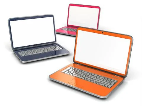 Laptops Stock Illustration