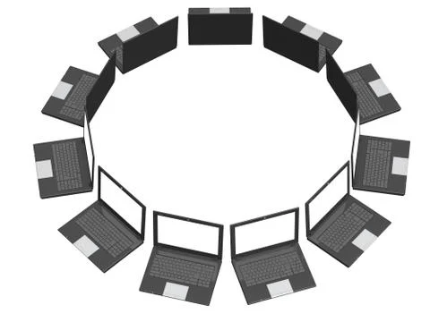 Laptops Stock Illustration