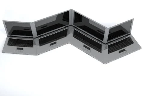 Laptops Stock Photos