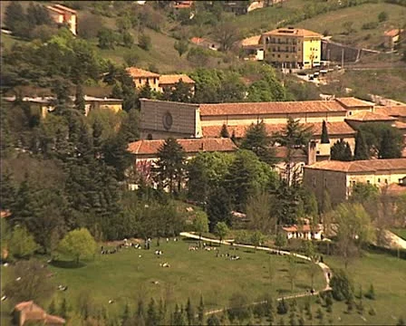 LAQUILA collemaggio long shot Video stock 11121452