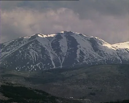 LAQUILA Gran Sasso mountains cold Video stock 11121541