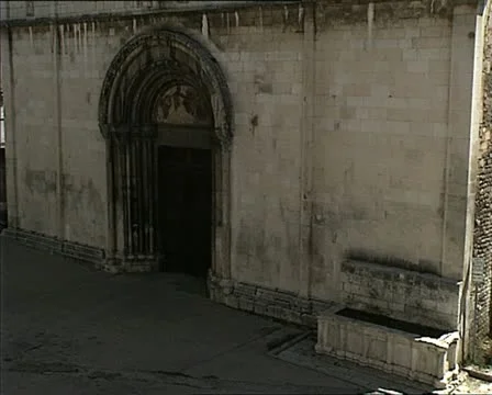 LAQUILA st giusta pan Video stock 11121631